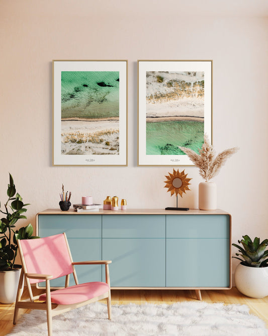 Skapa en unik tavelvägg: Hur du matchar drönarfoton med din inredning