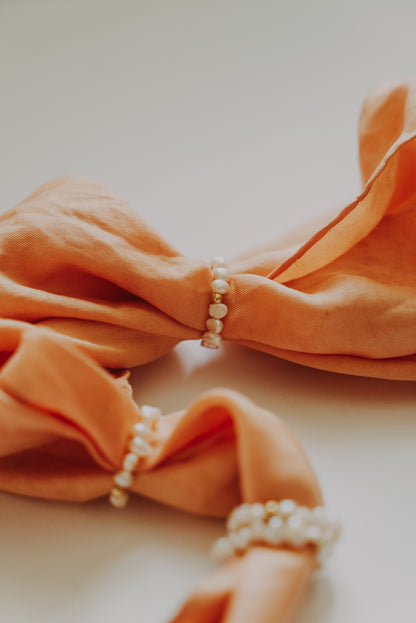 Halo Pearl Ring - White